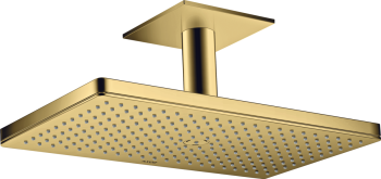  - AXOR ShowerSolutions Deszczownica 46 x 30cm 1jet z przyłączem sufitowym Złoty Optyczny Polerowany 35277990 - 35277990 - Łazienki Szydłowski