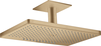  - AXOR ShowerSolutions Deszczownica 46 x 30 cm 2jet z przyłączem sufitowym Brąz Szczotkowany 35279140 - 35279140 - Łazienki Szydłowski