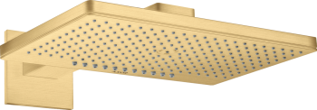  - AXOR ShowerSolutions Deszczownica prysznicowa 46 x 30 cm 2 jest z ramieniem prysznicowym, rozeta kwadratowa złoty optyczny szczotkowany 35280250 - 35280250 U - Łazienki Szydłowski