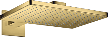  - AXOR ShowerSolutions Deszczownica 46 x 30cm 2 jest z ramieniem prysznicowym, rozeta kwadratowa Złoty Optyczny Polerowany 35280990 - 35280990 - Łazienki Szydłowski