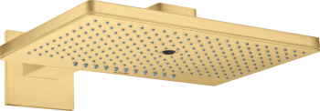  - AXOR ShowerSolutions Głowica prysznicowa 460/300 3 jet z ramieniem prysznicowym złoty optyczny szczotkowany 35282250 - 35282250 - Łazienki Szydłowski