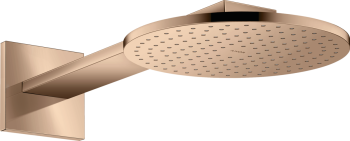  - AXOR ShowerSolutions Głowica prysznicowa 250 1jet z ramieniem prysznicowym czerwone złoto polerowane 35284300 - 35284300 - Łazienki Szydłowski