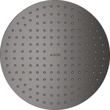  - AXOR ShowerSolutions Deszczownica 25 cm 1jet do montażu w suficie czarny chrom szczotkowany 35287340 - 35287340 - Łazienki Szydłowski