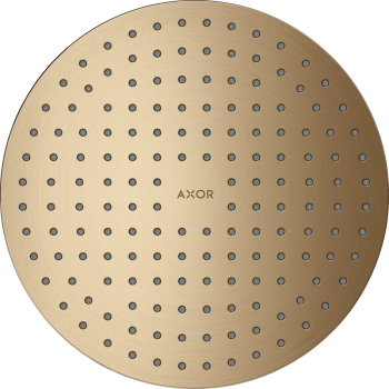 - AXOR ShowerSolutions Deszczownica prysznicowa 25 cm 2jet do montażu w suficie brąz szczotkowany 35298140 - 35298140 U - Łazienki Szydłowski