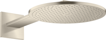  - AXOR ShowerSolutions Głowica prysznicowa 300 1jet z ramieniem prysznicowym nikiel szczotkowany 35300820 - 35300820 - Łazienki Szydłowski