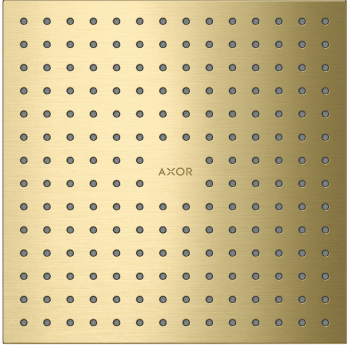  - AXOR ShowerSolutions Głowica prysznicowa 250/250 1jet do montażu w suficie mosiądz szczotkowany 35309950 - 35309950 U - Łazienki Szydłowski