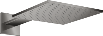 - AXOR ShowerSolutions Deszczownica prysznicowa 30 x 30 cm 1jet z ramieniem prysznicowym czarny chrom polerowany 35314330 - 35314330 - Łazienki Szydłowski