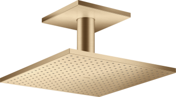 - AXOR ShowerSolutions Deszczownica 30 x 20 cm 1jet z przyłączem sufitowym brąz szczotkowany 35316140 - 35316140 - Łazienki Szydłowski