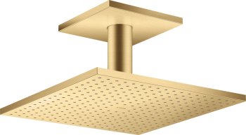  - AXOR ShowerSolutions Deszczownica prysznicowa 30 x 30 cm 1jet z przyłączem sufitowym złoty optyczny szczotkowany 35316250 - 35316250 - Łazienki Szydłowski