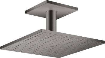  - AXOR ShowerSolutions Deszczownica 30 x 20 cm 1 jet z przyłączem sufitowym Czarny Chrom Szczotkowany 35316340 - 35316340 - Łazienki Szydłowski