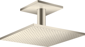 - AXOR ShowerSolutions Głowica prysznicowa 30 x 30 cm 1jet z przyłączem sufitowym nikiel szczotkowany 35316820 - 35316820 - Łazienki Szydłowski