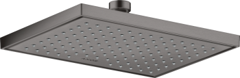  - AXOR ShowerSolutions Deszczownica 24,5 x 18,5 cm 1jet czarny chrom szczotkowany 35373340 - 35373340 - Łazienki Szydłowski