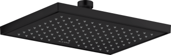 - AXOR ShowerSolutions Deszczownica 24,5 x 18,5 cm 1jet czarny mat 35373670 - 35373670 - Łazienki Szydłowski