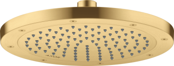  - AXOR ShowerSolutions Głowica prysznicowa 245 1jet EcoSmart złoty optyczny szczotkowany 35381250 - 35381250 - Łazienki Szydłowski