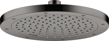  - AXOR ShowerSolutions Deszczownica prysznicowa 24,5 cm 1jet EcoSmart czarny chrom polerowany 35381330 - 35381330 - Łazienki Szydłowski