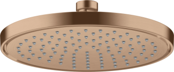  - AXOR ShowerSolutions Głowica prysznicowa 220 1jet EcoSmart czerwone złoto szczotkowane 35383310 - 35383310 - Łazienki Szydłowski