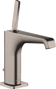 - AXOR Citterio E Jednouchwytowa bateria umywalkowa 130 z uchwytem Pin i kompletem odpływowym z cięgłem stal szlachetna optyczna 36100800 - 36100800 - Łazienki Szydłowski