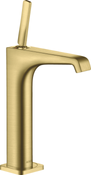 - AXOR Citterio E bateria umywalkowa z  niezamykanym kompletem odpływowym mosiądz szczotkowany 36103950 - 36103950 U - Łazienki Szydłowski