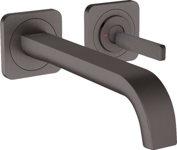 - AXOR Citterio E Jednouchwytowa bateria umywalkowa z uchwytem Pin, wylewką 221 mm i rozetami, ścienna, podtynkowa 36106340 - 36106340 - Łazienki Szydłowski