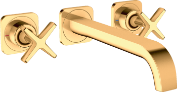  - AXOR Citterio E 3-otworowa bateria umywalkowa z rozetami i wylewką 220 mm, ścienna, podtynkowa 36107990 - 36107990 - Łazienki Szydłowski