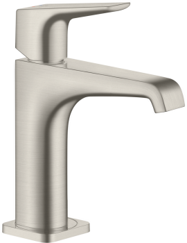 - AXOR Citterio E bateria umywalkowa 130 z niezamykanym kompletem odpływowym stal szlachetna optyczna 36111800 - 36111800 - Łazienki Szydłowski