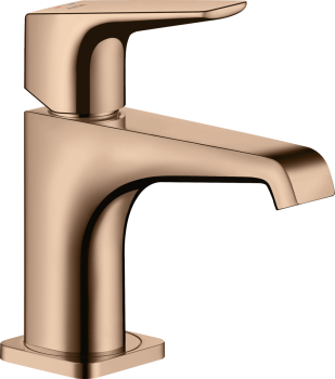 - AXOR Citterio E bateria umywalkowa 90 do małych umywalek z niezamykanym kompletem odpływowym czerwone złoto polerowane 36112300 - 36112300 - Łazienki Szydłowski