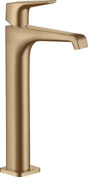 - AXOR Citterio E Jednouchwytowa bateria umywalkowa 250 do umywalek nablatowych z niezamykanym kompletem odpływowym brąz szczotkowany 36113140 - 36113140 - Łazienki Szydłowski