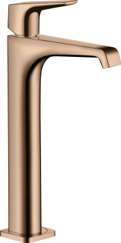 - AXOR Citterio E Jednouchwytowa bateria umywalkowa 250 do umywalek nablatowych czerwone złoto polerowane 36113300 - 36113300 - Łazienki Szydłowski