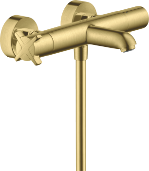  - AXOR Citterio E Bateria wannowa, termostatyczna, natynkowa mosiądz szczotkowany 36140950 - 36140950 - Łazienki Szydłowski