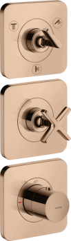 - AXOR Citterio E Moduł termostatyczny 380/120 do 3 odbiorników z rozetami, podtynkowy czerwony złoty polerowany czerwone złoto polerowane 36704300 - 36704300 - Łazienki Szydłowski