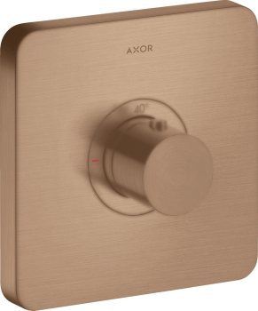  - AXOR ShowerSelect Bateria termostatyczna HighFlow, softsquare, podtynkowa czerwone złoto szczotkowane 36711310 - 36711310 - Łazienki Szydłowski