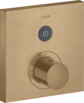 - AXOR ShowerSelect Bateria termostatyczna do 1 odbiornika, kwadratowa, podtynkowa 36714140 - 36714140 - Łazienki Szydłowski