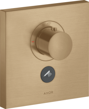  - AXOR ShowerSelect Bateria termostatyczna HighFlow do 1 odbiornika z dodatkowym wyjściem, brąz szczotkowany 36716140 - 36716140 U - Łazienki Szydłowski