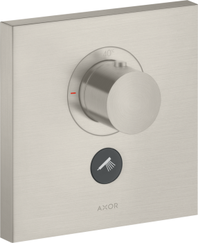 - AXOR ShowerSelect Bateria termostatyczna HighFlow do 1 odbiornika z dodatkowym wyjściem, stal szlachetna optyczna 36716800 - 36716800 - Łazienki Szydłowski