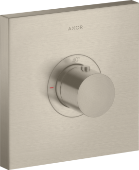  - AXOR ShowerSelect Bateria termostatyczna HighFlow, kwadratowa, podtynkowa nikiel szczotkowany 36718820 - 36718820 U - Łazienki Szydłowski