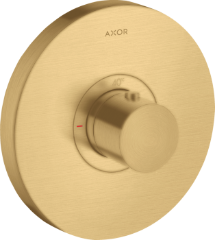  - AXOR ShowerSelect Bateria termostatyczna HighFlow, złoty optyczny szczotkowany 36721250 - 36721250 U - Łazienki Szydłowski