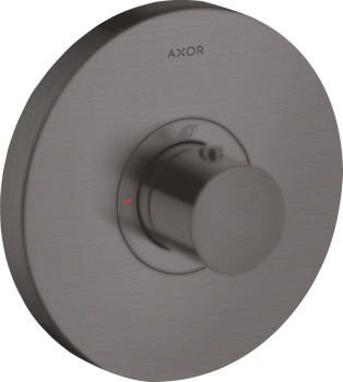 - AXOR ShowerSelect Bateria termostatyczna HighFlow, czarny chrom szczotkowany 36721340 - 36721340 U - Łazienki Szydłowski