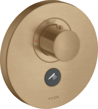  - AXOR ShowerSelect Bateria termostatyczna HighFlow do 1 odbiornika z dodatkowym wyjściem, brąz szczotkowany 36726140 - 36726140 U - Łazienki Szydłowski