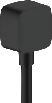 - AXOR ShowerSolutions Przyłącze węża, softsquare czarny mat 36731670 - 36731670 - Łazienki Szydłowski