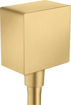 - AXOR ShowerSolutions Przyłącze węża kwadratowe złoty optyczny szczotkowany 36732250 - 36732250 - Łazienki Szydłowski