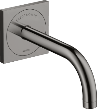  - AXOR Uno Elektroniczna bateria umywalkowa z wylewką 16,5 cm, Czarny Chrom Polerowany 38119330 - 38119330 - Łazienki Szydłowski