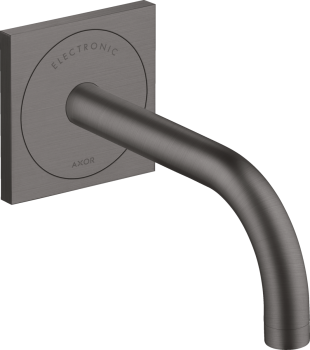  - AXOR Uno Elektroniczna bateria umywalkowa z wylewką 16,5 cm, Czarny Chrom Szczotkowany 38119340 - 38119340 - Łazienki Szydłowski