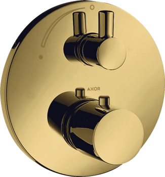 - AXOR Uno Bateria termostatyczna z zaworem odcinającym Złoty Optyczny Polerowany 38700990 - 38700990 u - Łazienki Szydłowski