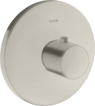 - AXOR Uno Bateria termostatyczna HighFlow, podtynkowa stal szlachetna optyczna 38715800 - 38715800 - Łazienki Szydłowski