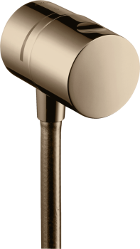 - AXOR Uno Przyłącze węża z zaworem odcinającym Czerwony Złoty Polerowany 38882300 - 38882300 - Łazienki Szydłowski