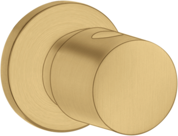 - AXOR Uno Zawór odcinający, podtynkowy złoty optyczny szczotkowany 38976250 - 38976250 - Łazienki Szydłowski