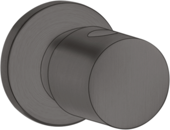  - AXOR Uno Zawór odcinający, podtynkowy czarny chrom szczotkowany 38976340 - 38976340 - Łazienki Szydłowski