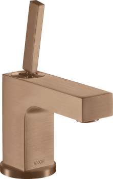  - AXOR Citterio Jednouchwytowa bateria umywalkowa 80 do małych umywalek z uchwytem Pin i kompletem odpływowym z cięgłem 39015310 - 39015310 - Łazienki Szydłowski