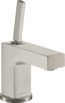  - AXOR Citterio Jednouchwytowa bateria umywalkowa 80 do małych umywalek z uchwytem Pin i kompletem odpływowym z cięgłem 39015800 - 39015800 - Łazienki Szydłowski