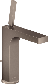  - AXOR Citterio Jednouchwytowa bateria umywalkowa 160 z uchwytem Pin i kompletem odpływowym z cięgłem nikiel szczotkowany 39031820 - 39031820 U - Łazienki Szydłowski